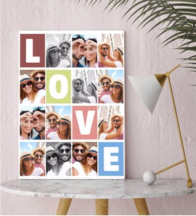 BK Gift Kişiye Özel Love Temalı Kanvas Tablo