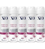 XO Deodorant 150ML Women-Kadın Sensitive & Effective (5 Li Set)