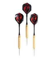 Delta 24 Gr. Dart Oku (3’lü Set) - Çelik Uç + Pirinç Gövde + Renkli Kanat - Dart Oku Seti