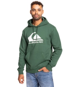 Quiksilver Big Logo Hood Erkek Sweatshirt (Yeşil)