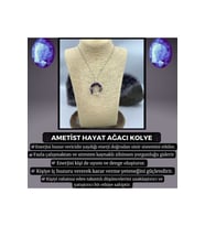 Nelleovana AMETİST HAYAT AĞACI KOLYE