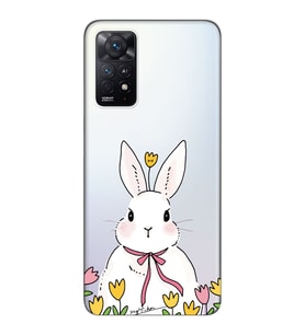 Redmi Note 11 Pro Uyumlu Tavşan Tasarımlı Şeffaf Telefon Kılıfı