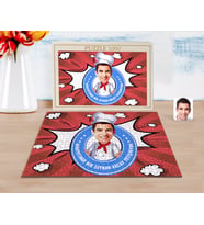 BK Gift Kişiye Özel Erkek Chef Kolay Yetişmiyor Karikatürlü 1000 Parça Profesyonel Puzzle-2