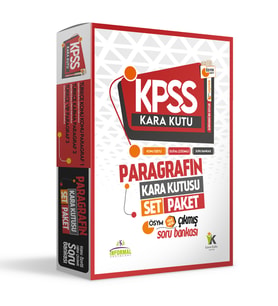 KPSS Paragrafın Kara Kutusu ÖSYM Arşivi Konu Özetli Çözümlü Çıkmış Soru Bankası