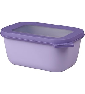Mepal - Multi Bowl Cirqula Rectangular - Kapaklı Saklama Kabı - Buzdolabı Için Hava Geçirmez Saklama