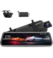 SChitec 10.7” Full HD 1080P Aynalı Araç İçi Dual Kamera Kayıt Cihazı H01