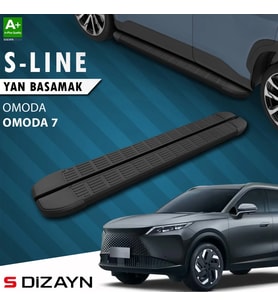 S-Dizayn Omoda Omoda7 S-Line Siyah Yan Basamak 183 Cm 2025 Üzeri A+ Kalite