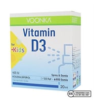 Voonka Vitamin D3 400 IU Kids Sprey 20 ml