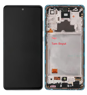 Samsung Galaxy A72 - SM-A725 Uyumlu Lcd Ekran Dokunmatik Servis ÇITALI MAVİ