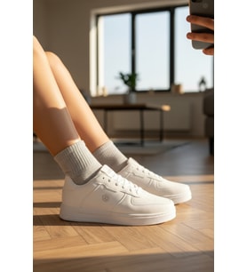 Enoch Bağcıklı ve Düz Tabanlı Erkek Casual Sneaker