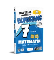 7. Sınıf Bumerang Haftalık Matematik Denemeleri Günay Yayınları