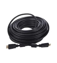 Fully G-507FS Plastik Düz Siyah 20 Metre Gold Poşetli Hdmi Kablo