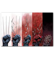 Cakatablo Wolverine Ölümü Çizgi Roman Kapağı Görseli MDF Tablo