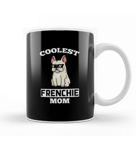 Coolest Cream French Bulldog Mom Kupa Bardak Porselen