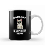 Coolest Cream French Bulldog Mom Kupa Bardak Porselen