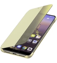 Huawei Y6 2019 Yarım Cam Kapaklı Kılıf (Gold)