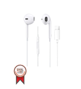 Torima TC-04 Beyaz Type-C Kablolu Hd Mikrofonlu Kulaklık