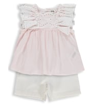 Civil Baby Kol Brodeli 6-18 Ay Takım - Pembe