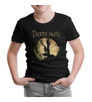 Death Note - Moon Siyah Çocuk Tshirt