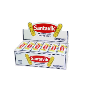 SANTAVİK 10 x 30 YARA BANTI = 1 KUTU İÇİNDE 300 ADET YARA BANDI VARDIR (5343)