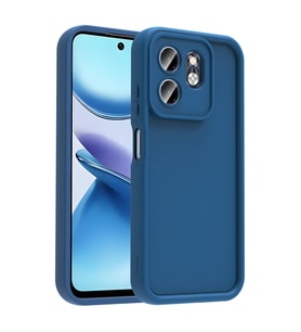 İnfinix Smart 9 Kılıf Kamera Korumalı Kalın Kenarlı Viera Silikon Case (Koyu Yeşil)