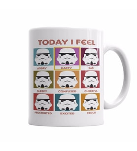 TODAY I FEEL TROOPER STAR WARS Kupa Bardak Porselen