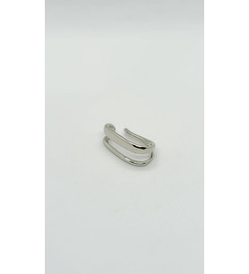 Silver Flow Ear Cuff