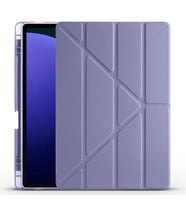 Galaxy Tab S10 Plus Kılıf Zore Tri Folding Kalem Bölmeli Standlı Kılıf