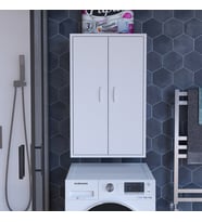Modilayn 54 x 88,4 x 32,5 cm Makine Üstü Dolap Çok Amaçlı Ofis Dolabı Banyo Dolabı Asma Dolap