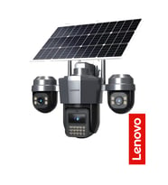 Smart Solar 4G Sim Kartlı Ip Güvenlik Kamerası 3 Lens 3X3Mp Aov Ptz W14CZ