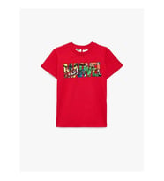 Koton Lisanslı Marvel Baskılı Kırmızı Erkek Çocuk T-Shirt 6SKB10213TK