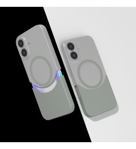 Apple iPhone 16 Kılıf M-Safe Şarj Özellikli Mıknatıslı Zore Duble Kapak