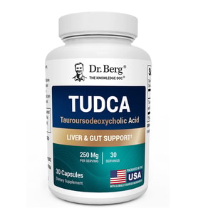 TUDCA – 250 mg of Tauroursodeoxycholic Acid – 30 Vegetable Capsules