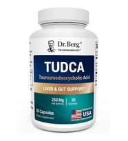 TUDCA – 250 mg of Tauroursodeoxycholic Acid – 30 Vegetable Capsules