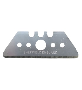 Vip-Tec VT874000-8 19x53mm Yuvarlak Köşeli Trapez Maket Bıçağı Yedeği (10 Adet) (Gri)