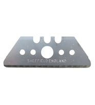 Vip-Tec VT874000-8 19x53mm Yuvarlak Köşeli Trapez Maket Bıçağı Yedeği (10 Adet) (Gri)