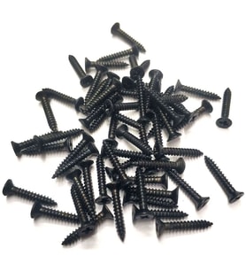 Siyah 1000 Adet Klips Vidası 2,2x13 mm YHB - Konik Başlı Kutu, Sandık, Ayak, Askı, Mini Vida