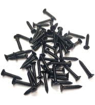 Siyah 1000 Adet Klips Vidası 2,2x13 mm YHB - Konik Başlı Kutu, Sandık, Ayak, Askı, Mini Vida