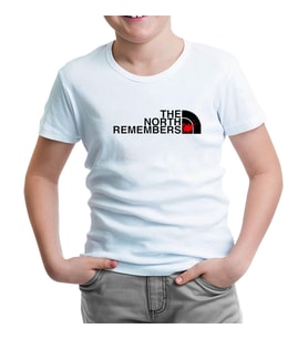 The North Remembers Beyaz Çocuk Tshirt