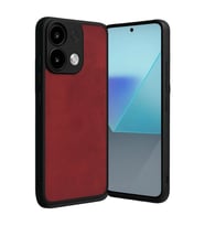 Xiaomi Redmi Note 13 Pro 4g Kılıf Aras Deri Kapak - Kırmızı