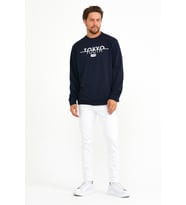 Erkek Bisiklet Yaka Regular Fit Tokyo Basklı İnce Sweatshirt spr22sw134