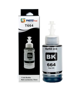 Xplus ® Premium Epson T6641 Uyumlu Siyah Mürekkep 70Ml