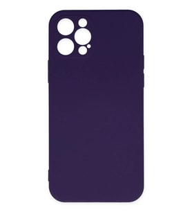 Durukar® iPhone 12 Pro Max Kılıf Nano içi Kadife Silikon - Mor