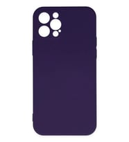 Durukar® iPhone 12 Pro Max Kılıf Nano içi Kadife Silikon - Mor