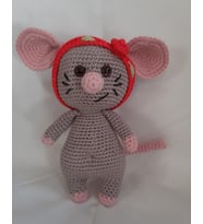 Sevimli Farecik Amigurumi Organik Oyuncak