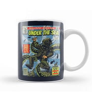 Under The Sea Diver Comic Kupa Bardak Porselen