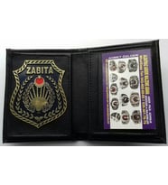 ZABITA ROZETLI CÜZDAN SATINAL-SADECE ZABITA KURUM ADRESINE GONDERILIR.SIVILE SATILMAZ