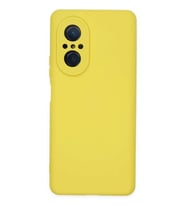Nova 9 SE Kılıf Nano içi Kadife Silikon - Sarı