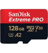 SanDisk Extreme Pro microSD UHS-I, 128GB, 200MB/s Okuma, 90MB/s Yazma, 4K Kamera ve Drone Uyumlu