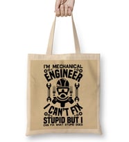 I Am A Mechanical Engineer 02 Bez Çanta Uzun Saplı